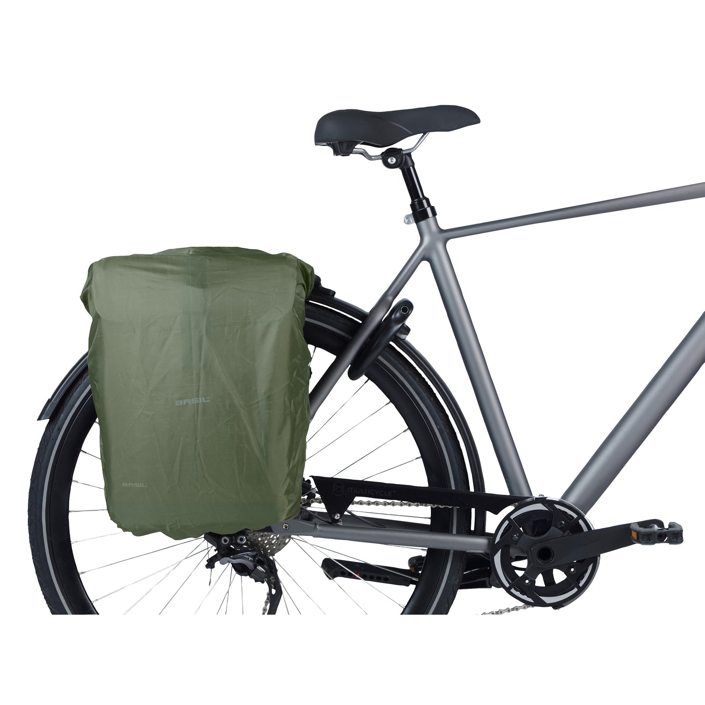 Basil Move 30L Double Rear Bike Pannier Black 16x27x38cm MIK 2.0 Compatible Fixing System Not Included