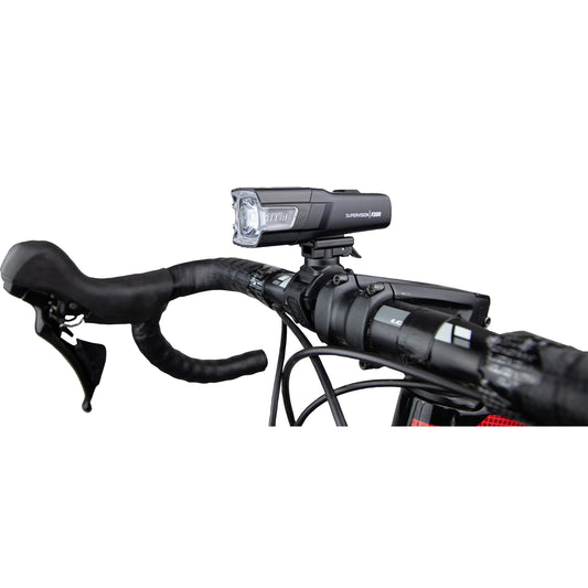 Eclairage vélo usb avant sur cintre Zéfal supervision f200 lumens noir
