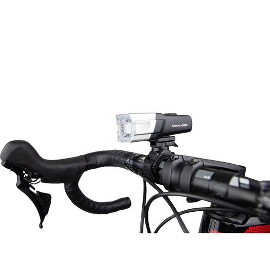 Eclairage vélo usb avant sur cintre Zéfal supervision f800 lumens noir