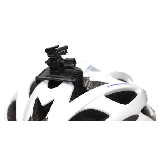 Support éclairage vélo Zéfal noir pour casque compatible go pro