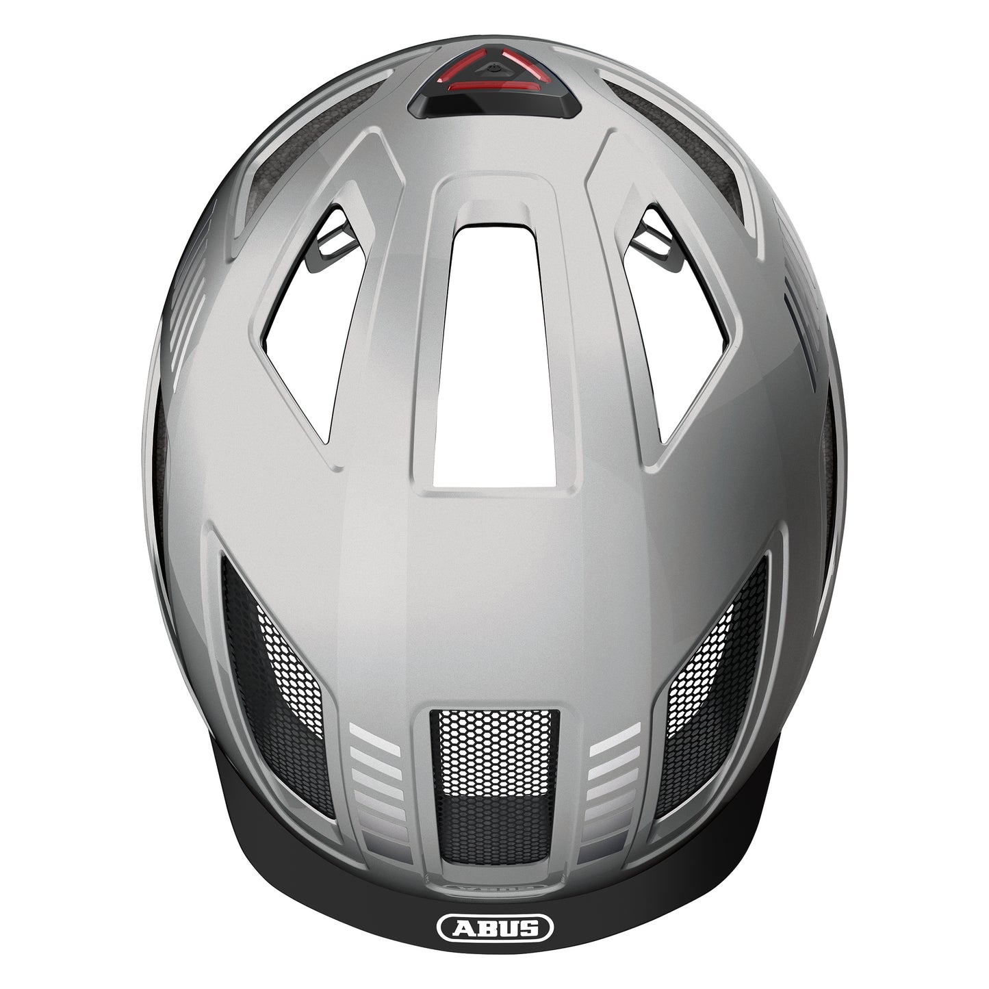 Casque vélo adulte Abus urbain hyban 2.0 argent
