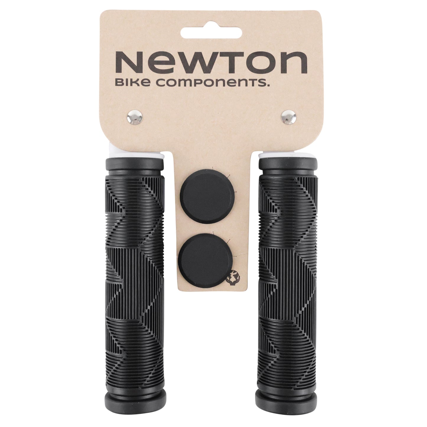Poignées City VTT Newton rubber noir 130mm