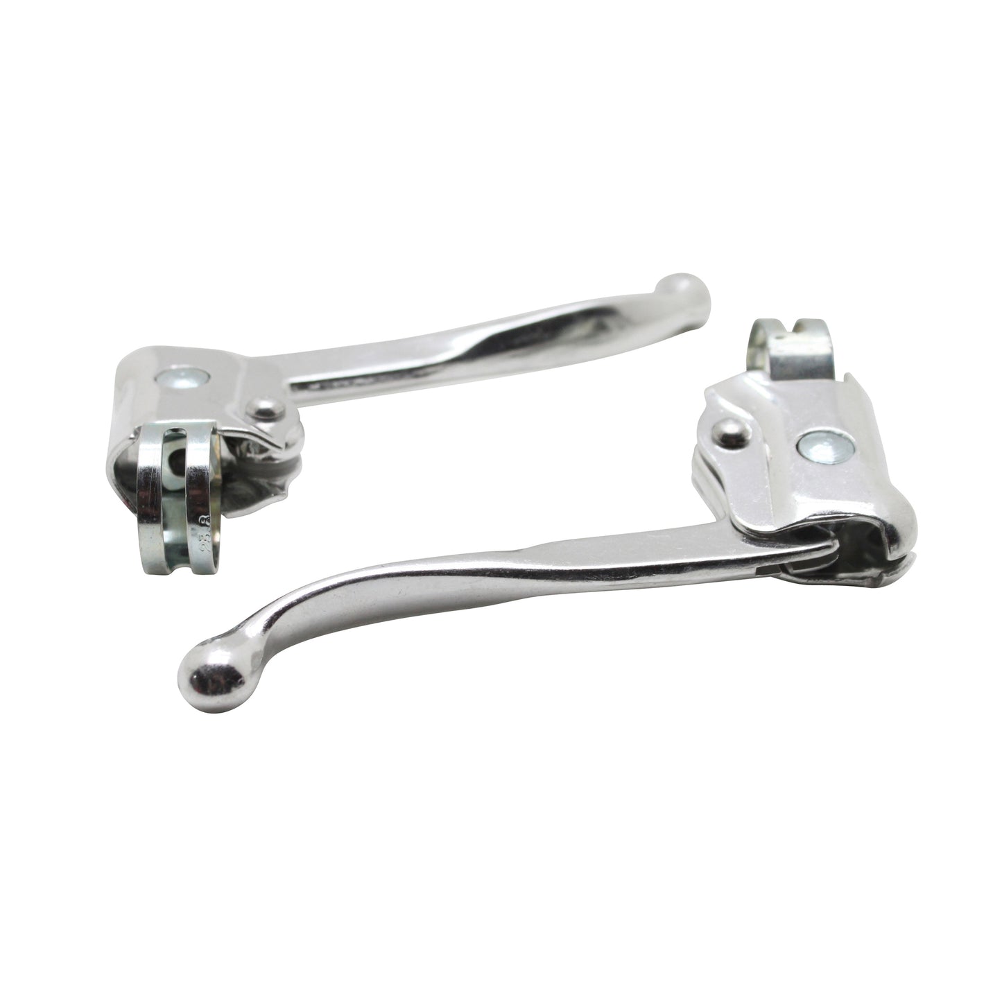 City bike brake lever, PCP, aluminum, silver (pair)