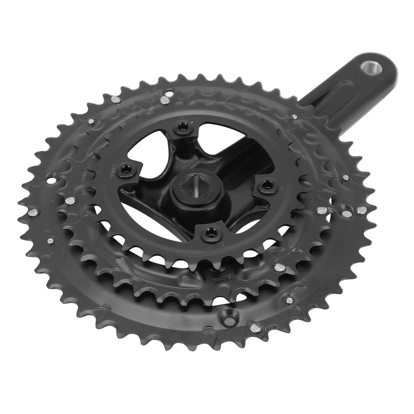 PCP road crankset, black aluminum, 170 50x39x30