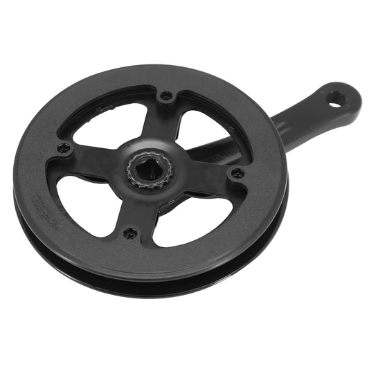PCP mountain bike crankset, black aluminum, 170mm, 36 teeth chainring