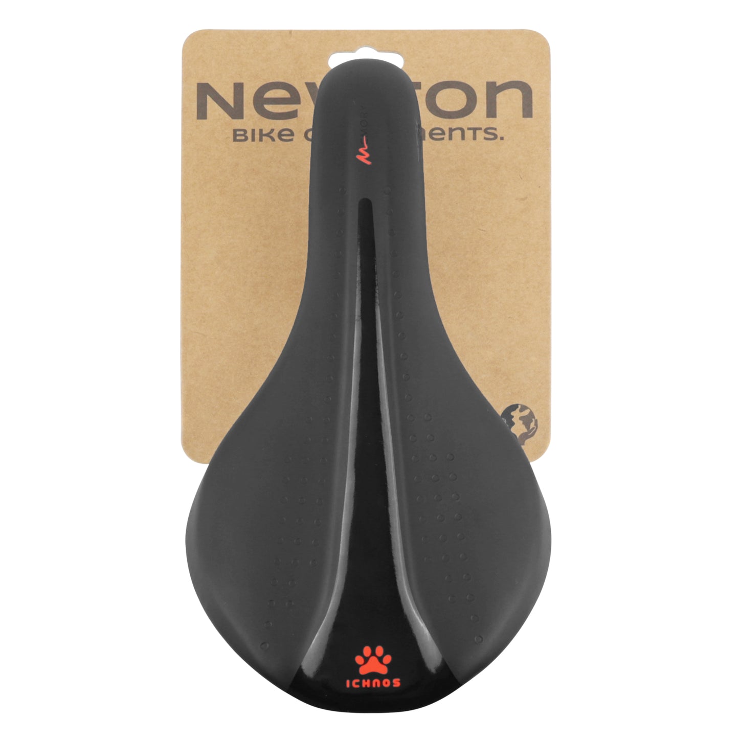 Selle Newton Junior Ichnos Racing noir rouge 256x140
