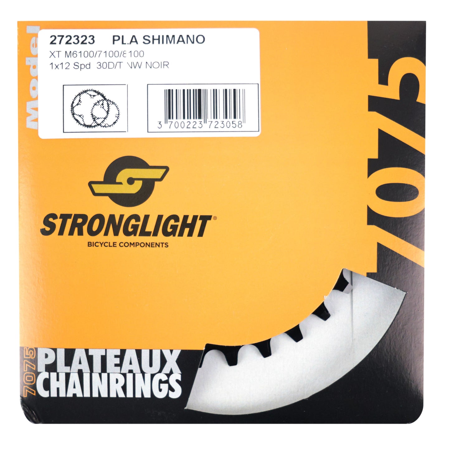 Plateau VTT direct mount Stronglight pour Shimano M6100 30D 12V