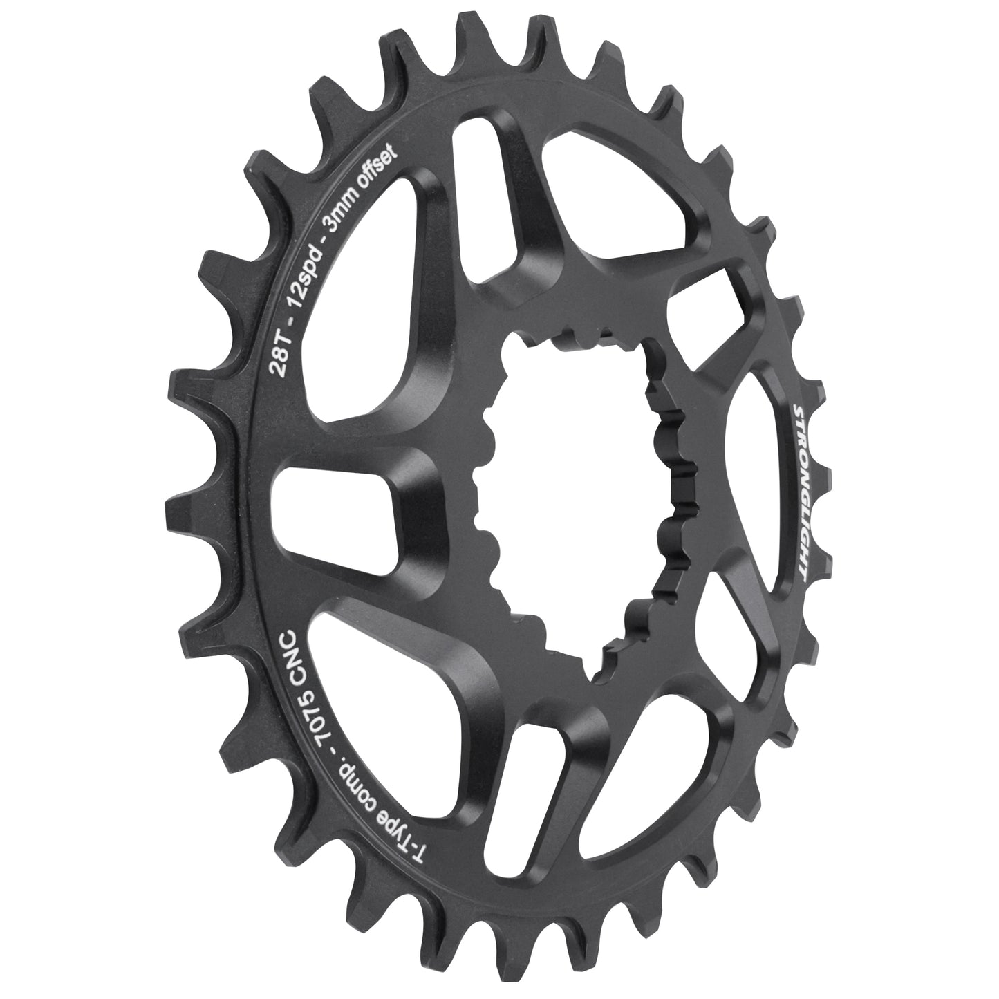 Plateau VTT direct mount Stronglight pour SRAM SX NX GX 28D 12V