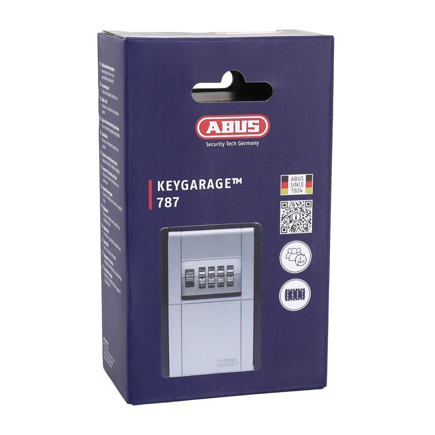 Boîte à clés-coffre Abus keygarage 787 avec code à combinaison 4 chiffres 80x45x120