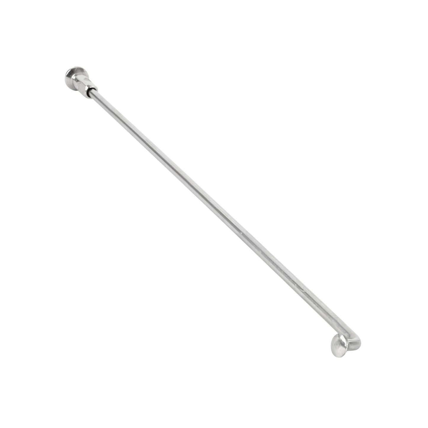 Rayon PCP inox argent 2,6mm coudé 168 mm (unité)