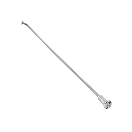 Rayon PCP inox argent 2,6mm coudé 225 mm (unité)