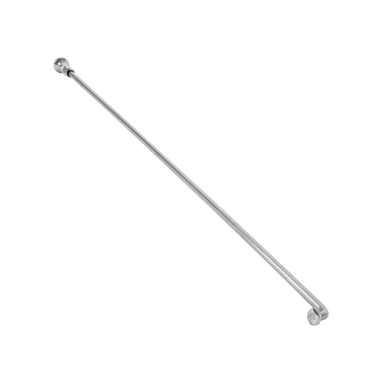 Rayon PCP inox argent 2,6mm coudé 225 mm (unité)