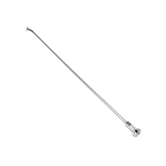 Rayon PCP inox argent 2,6mm coudé 230 mm (unité)