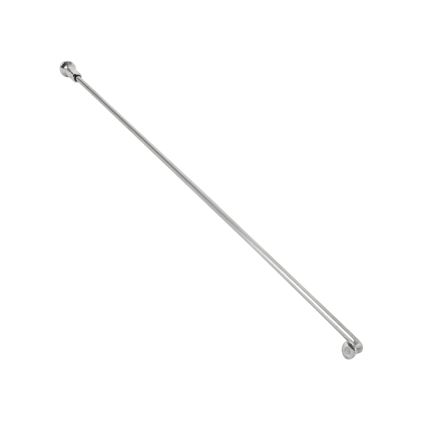 Rayon PCP inox argent 2,6mm coudé 230 mm (unité)