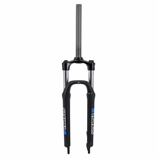 Fourche VTT 27.5 " PCP suntour XCE28 noir 100mm pour frein à disque pivot lisse l255mm 1"1-8-28.6 extèrieur