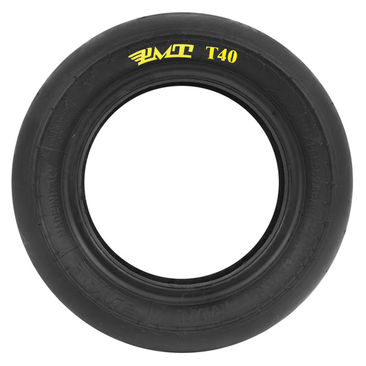 Pneu Trottinette Tubeless 90-65-6.5 PMT T40 Hard Radial Noir (Slick Reservé a la Compétition)