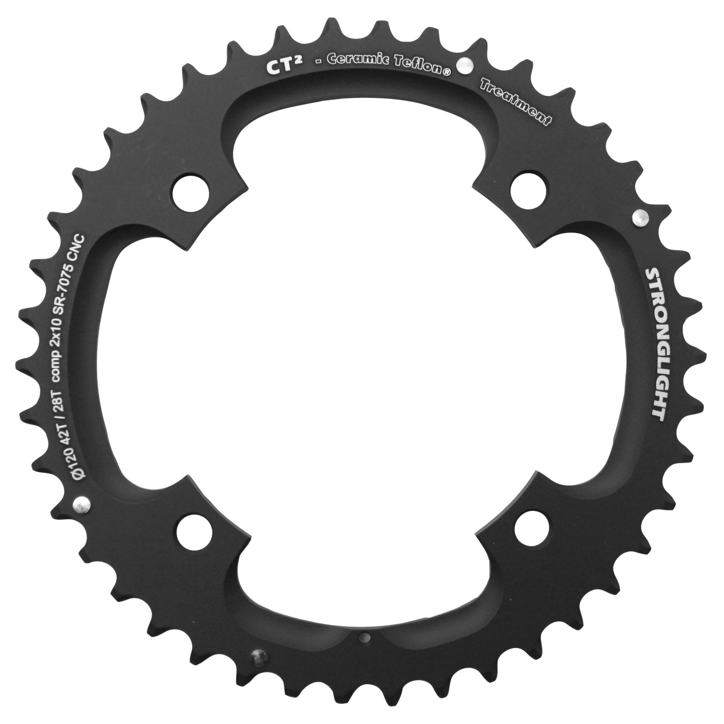 Plateau VTT 4 bras Stronglight D120 pour SRAM X0-XX 42D int28