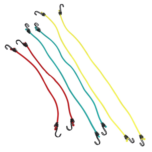 Masterlock Twin Wire Bicycle Bungee Cord 8mm 60-100cm 40kg