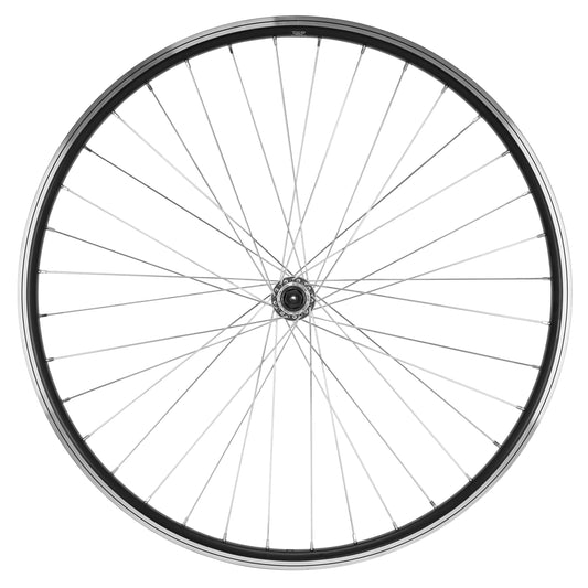 Roue PCP VTT patin blocage 27.5" alu avant noir double paroi moyeu 36 rayons