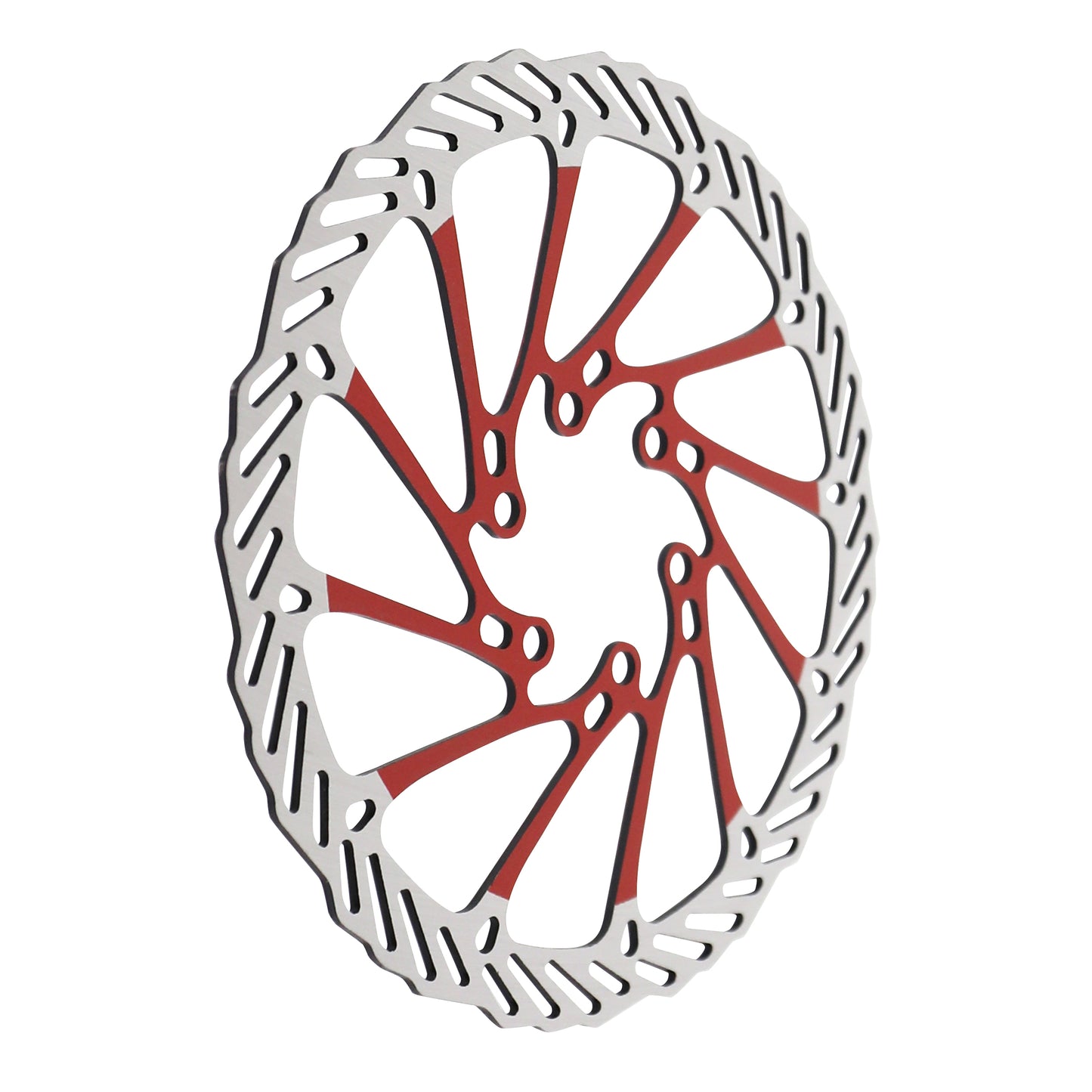 PCP Scooter Brake Disc 6-Hole 160mm Wave Red