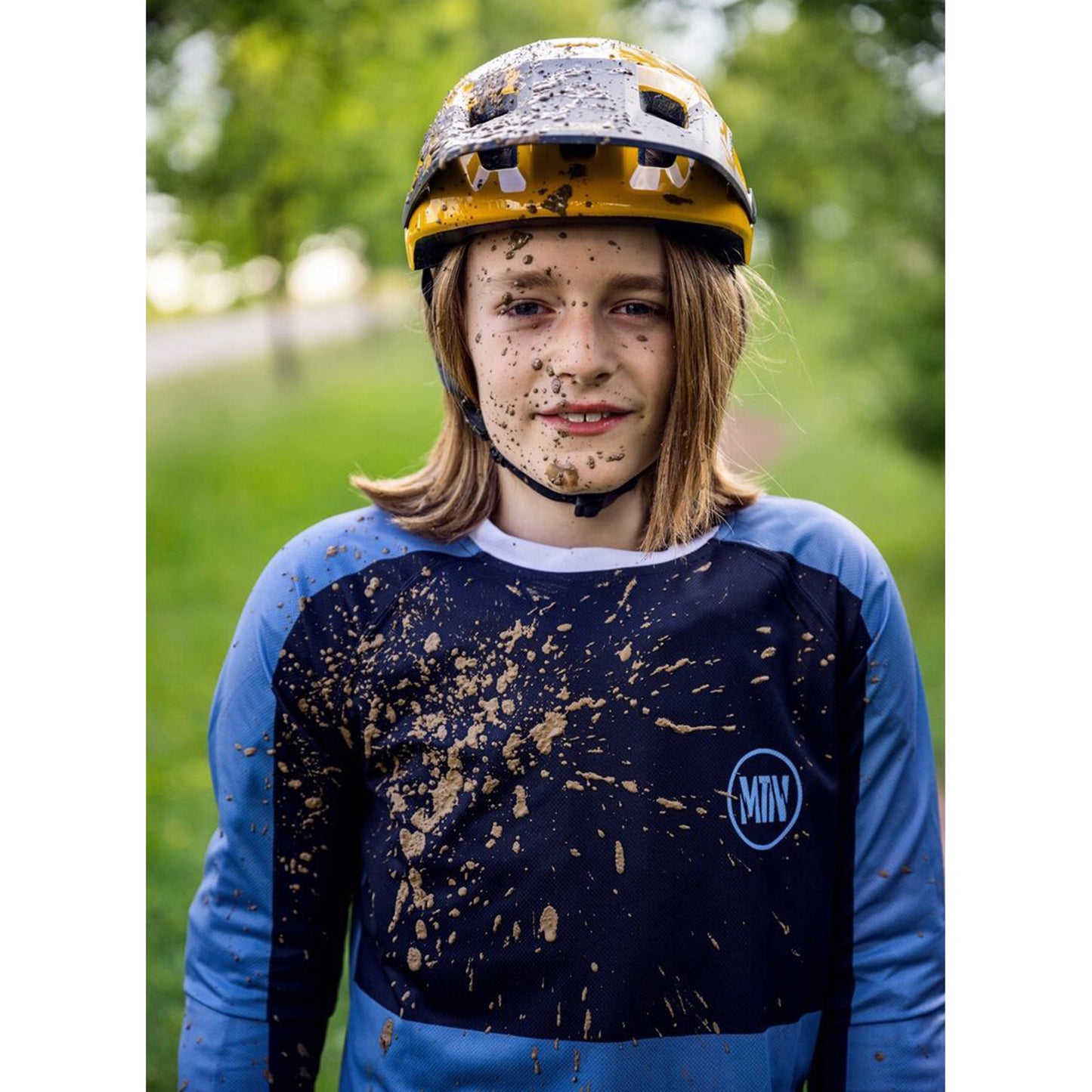 Casque vélo enfant VTT-BMX Abus youdrop icon jaune