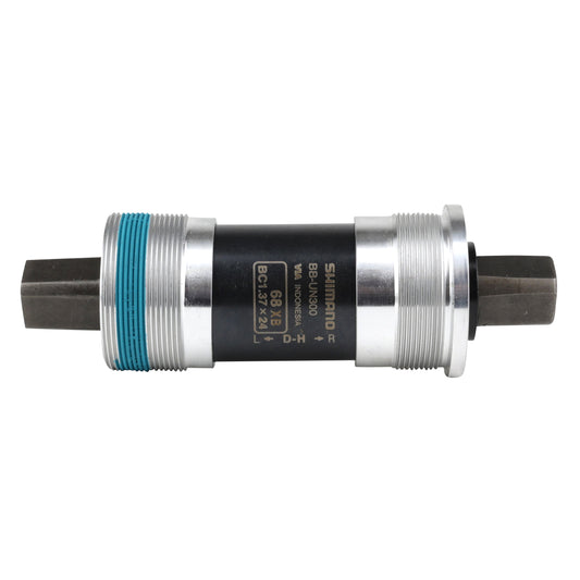 Boîtier pédalier Shimano carré un300 115mm (boîte de 68) filetage anglais - bsc - 1,37x24