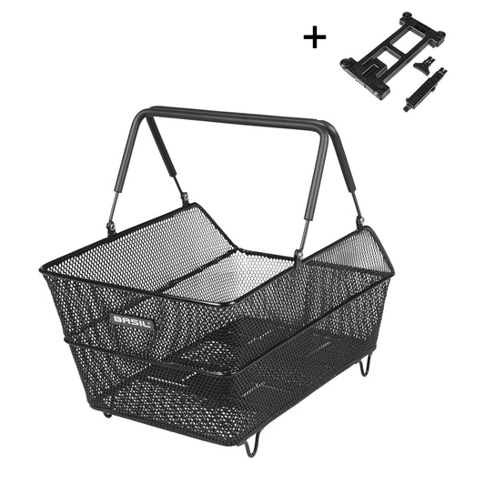 Panier arrière acier Basil Cento noir pour MIK