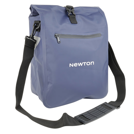 Newton 20L Blue Right-Left Side Pannier Bicycle Bag Shoulder Bag Hook and Loop Fastener for Rack
