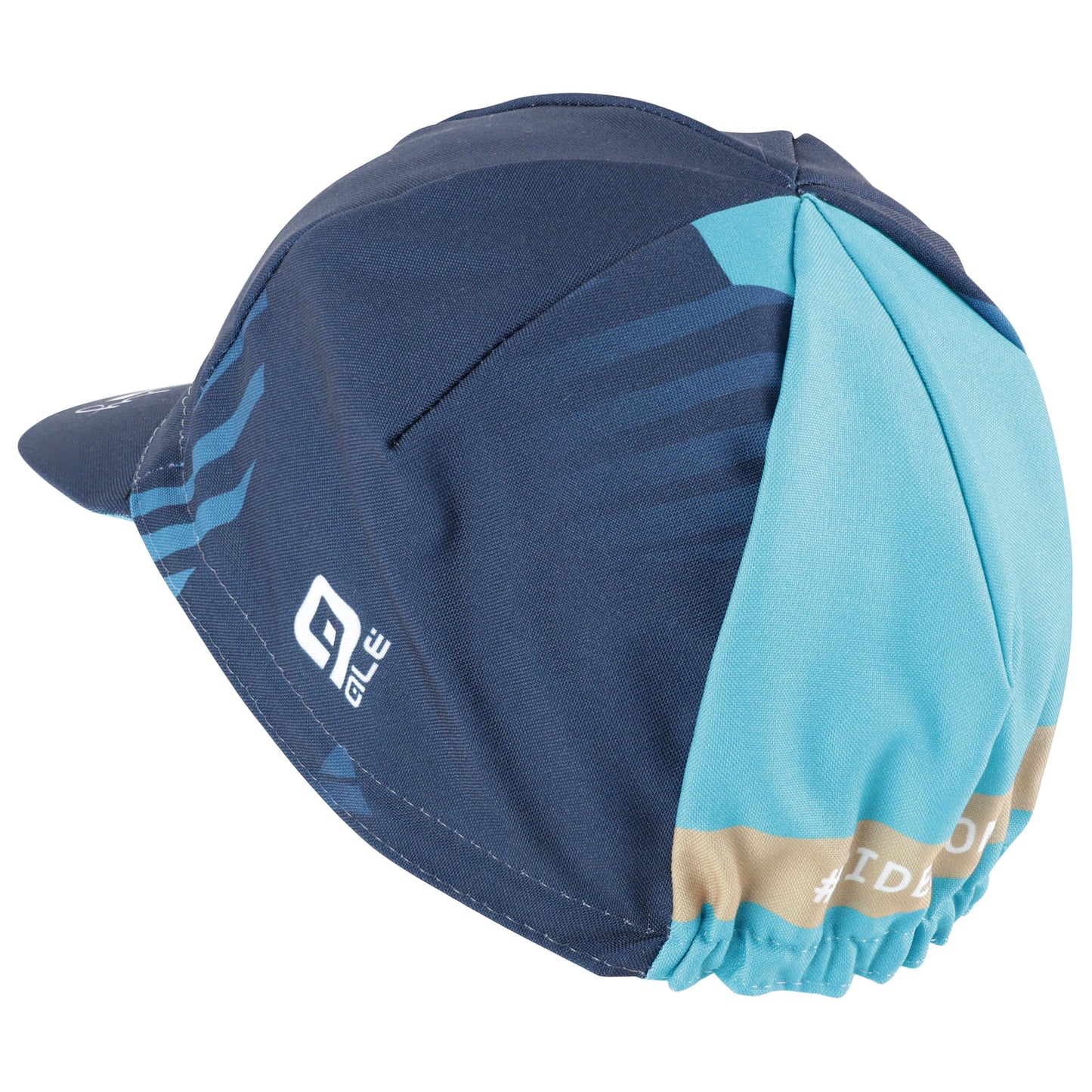 Casquette vélo équipe pro bahrain victor noir-turquoise Gist