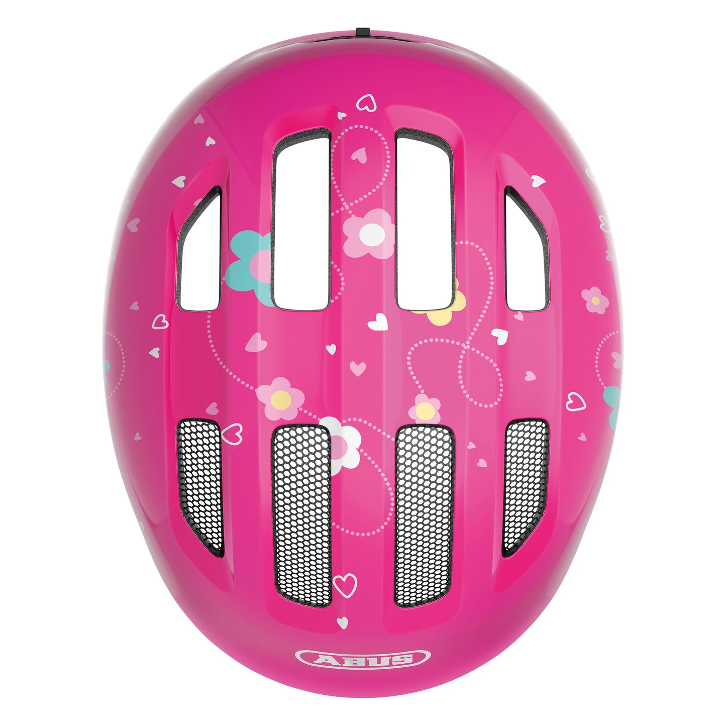 Abus Smiley 3.0 Butterfly Pink Kids' Bike Helmet