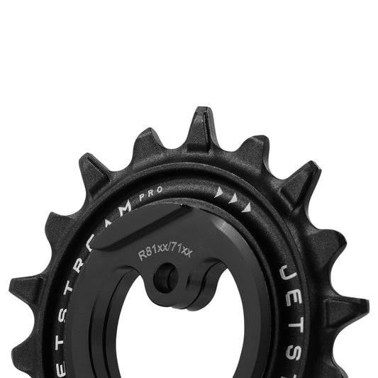 Tripeak 12-18 tooth ceramic derailleur pulley 12x2v. Shimano Ultegra R8100 - 105 R7100 black set of 2