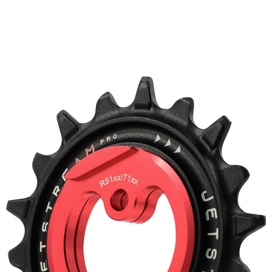 Tripeak 12-18T Ceramic Derailleur Pulleys 12x2v. Shimano Ultegra R8100 - 105 R7100 Red Set of 2