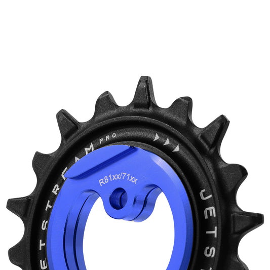 Tripeak 12-18 tooth ceramic derailleur pulley 12x2v. Shimano Ultegra R8100 - 105 R7100 dark blue set of 2