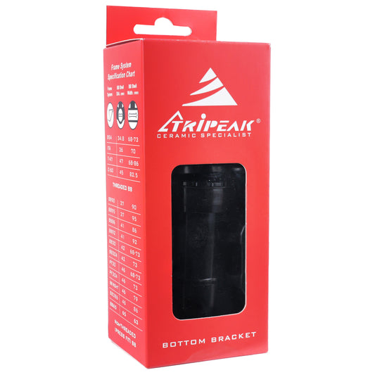 Integrated bottom bracket MTB-road press-fit-twistfit Tripeak ceramic bottom bracket 86-92 mm diameter 41 mm for 30 mm axle (Rotor compatible)