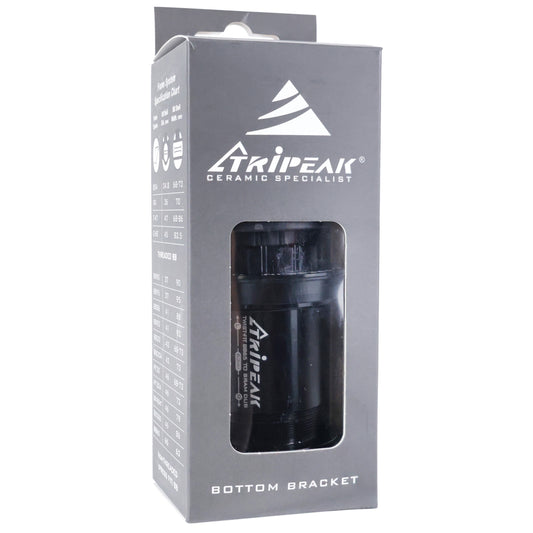Integrated road bottom bracket to press-fit 3-in-1 Tripeak 63 mm shell 65 mm diameter for 24 mm/28.99 mm/30 mm axle (Shimano/Sram dub/Rotor compatible)
