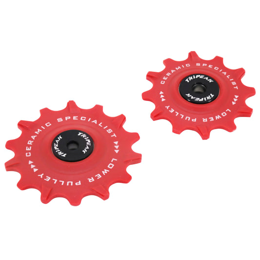 Galet dérailleur VTT Tripeak 12-14 dents céramique 12-11v. Sram eagle - eagle axs rouge