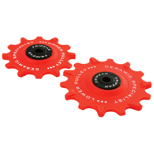 Galet dérailleur route Tripeak 12-14 dents céramique 12v. Sram axs rouge