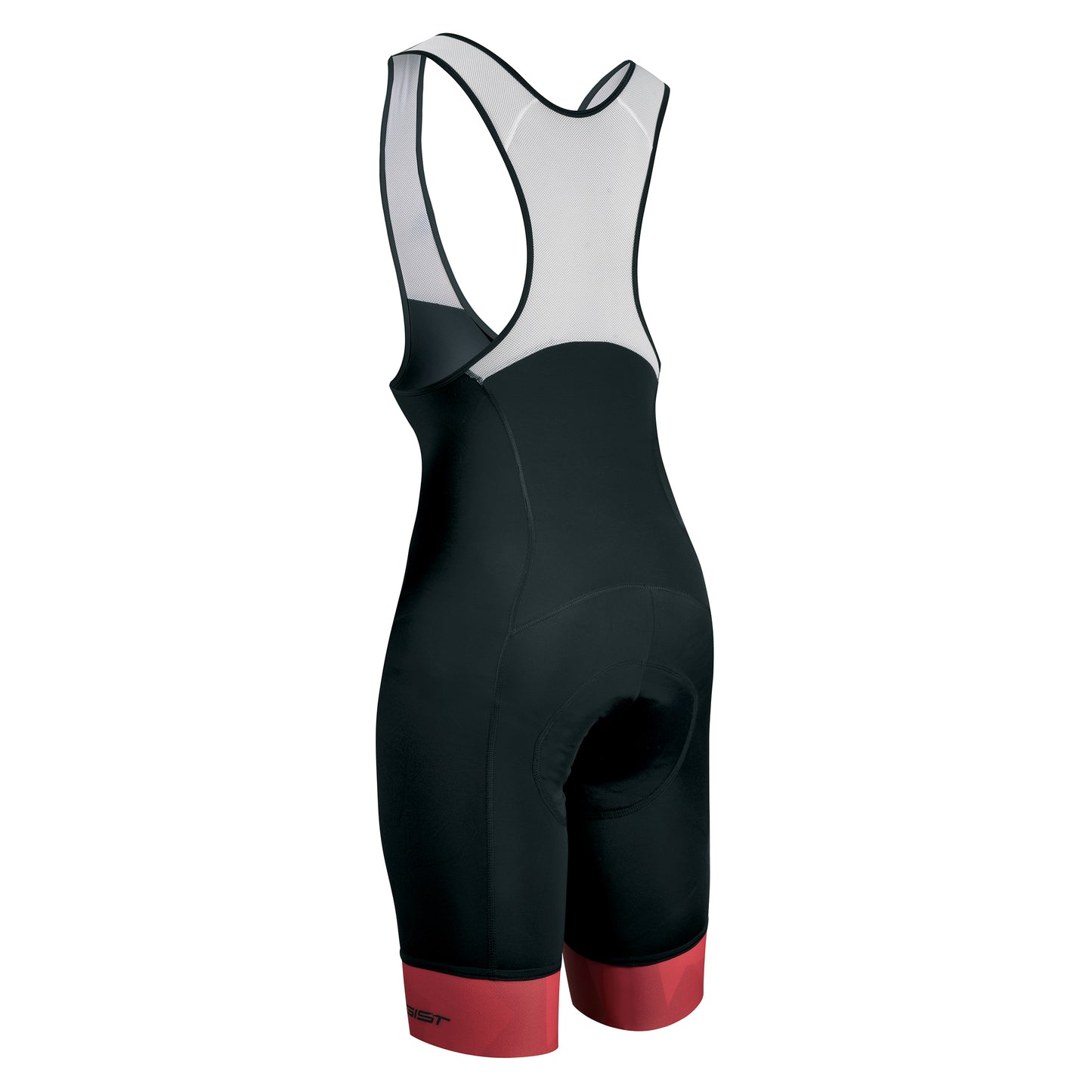 Cuissard court Gist climber à bretelles fond 3 density noir bords rouge (5114)