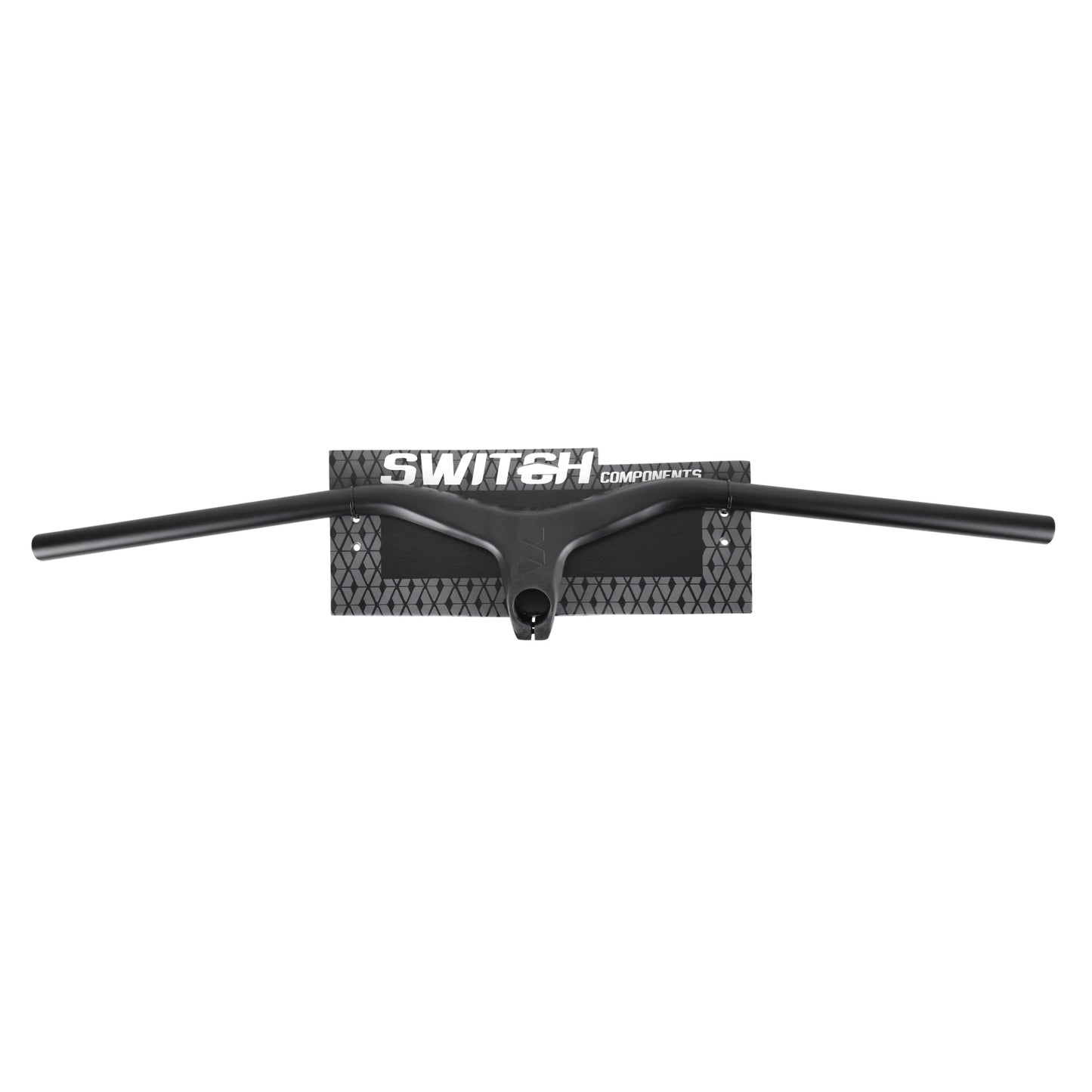 Cintre VTT droit Switch concorde avec potence integrée full carbone l 760mm potence l 90mm pour pivot 1" 1-8. (poids 320g)