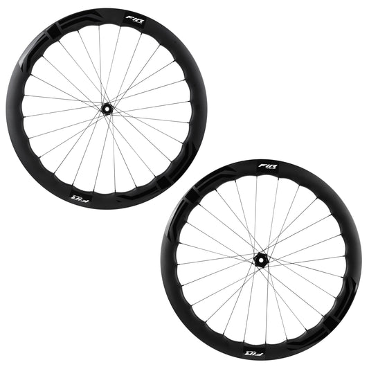 Roues route disque 700 Fir FC 50 Pro Centerlock carbone noir Shimano 12V