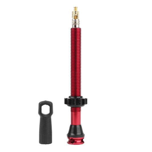 Valve tubeless Presta Newton rouge 60 mm 4 trous