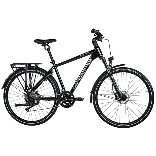 Vélo musculaire VTC 28 Leader Fox Espirit homme noir 9V