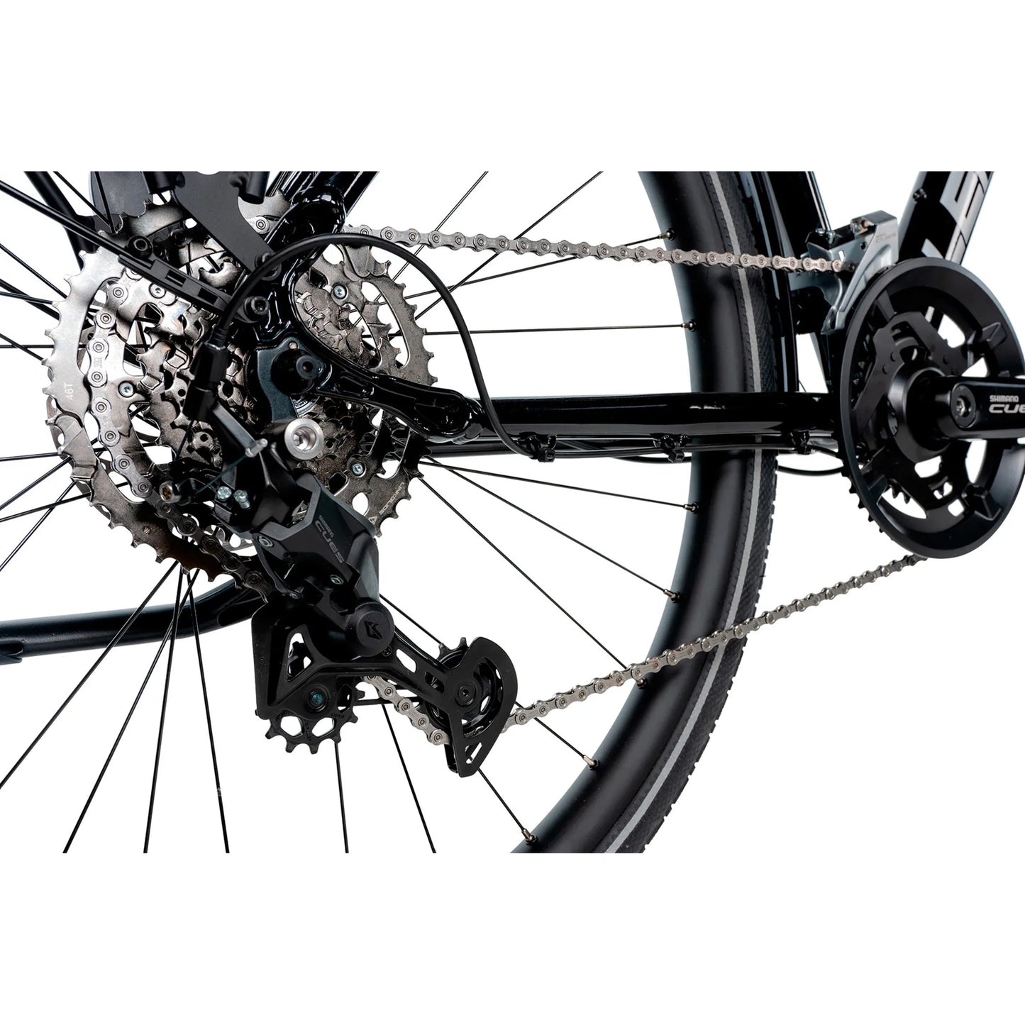 Vélo musculaire VTC 28 Leader Fox Espirit homme noir 9V