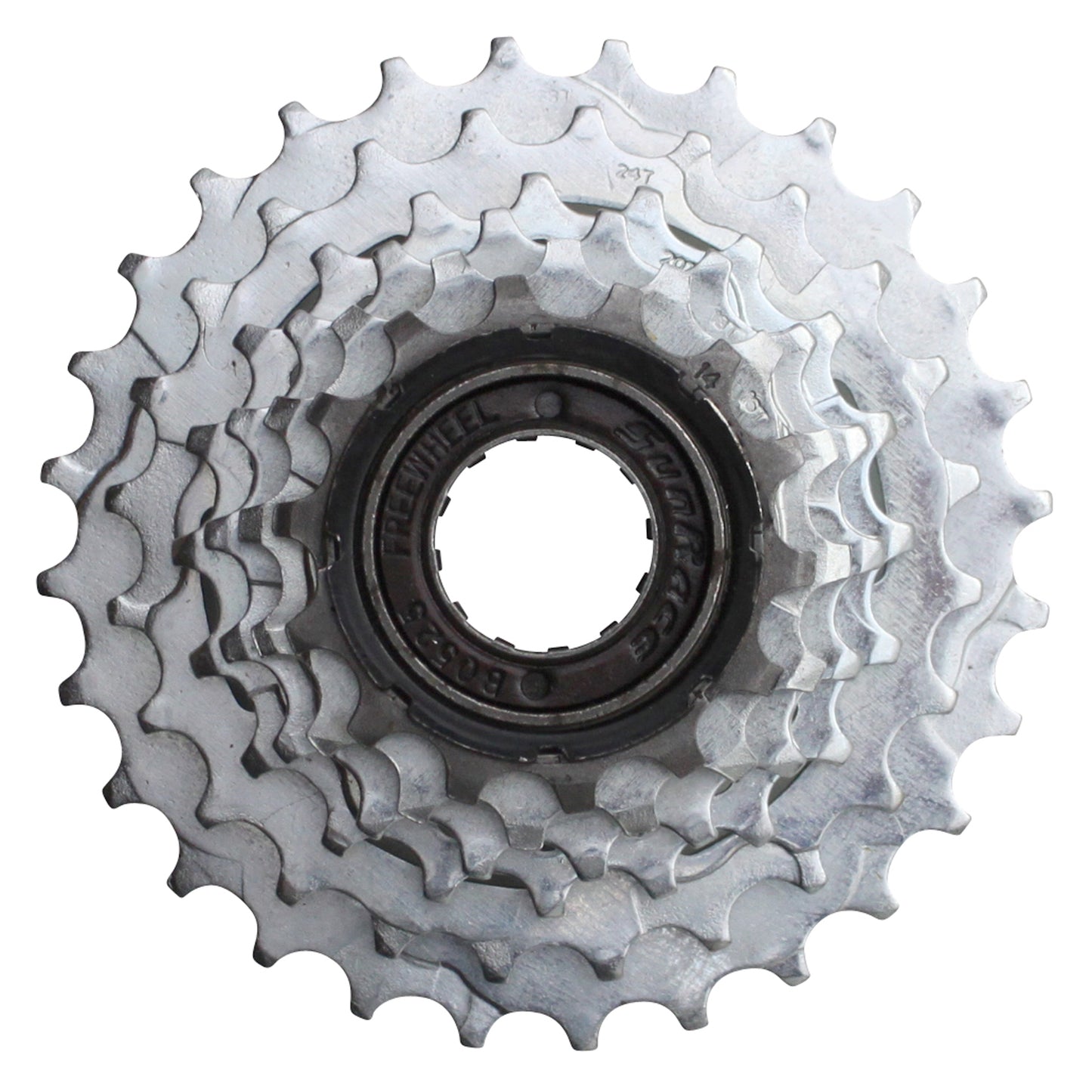 Sunrace 6V Freewheel 14-28 silver indexed