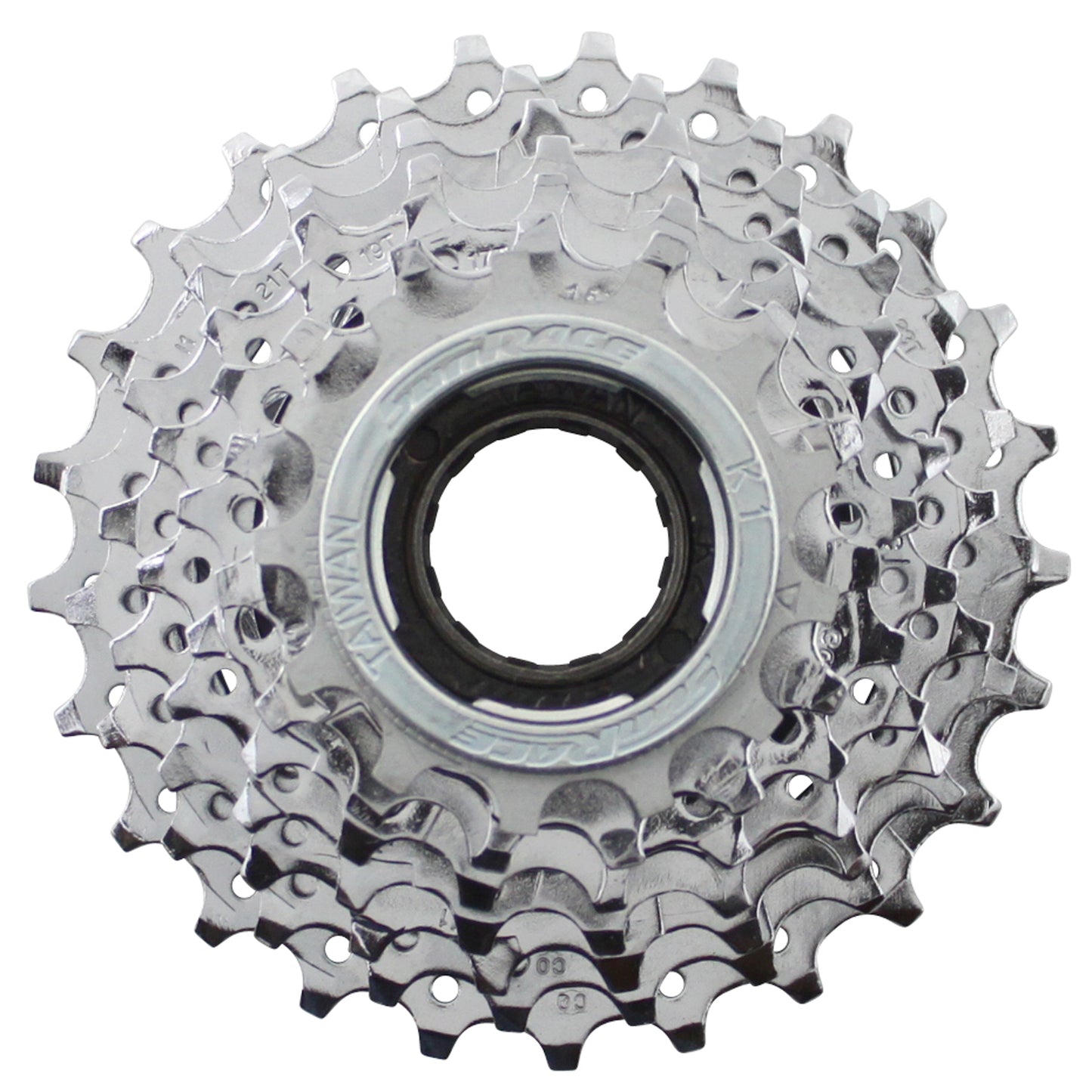 Sunrace 7-speed 13-25 indexed chrome freewheel