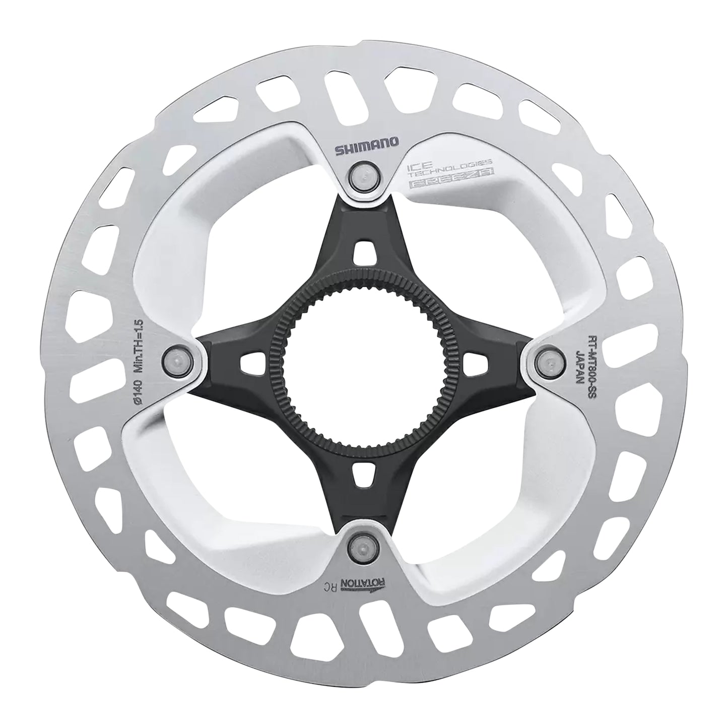 Disque de frein VTT Centerlock Shimano 140mm Deore XT RTm800 écrou externe