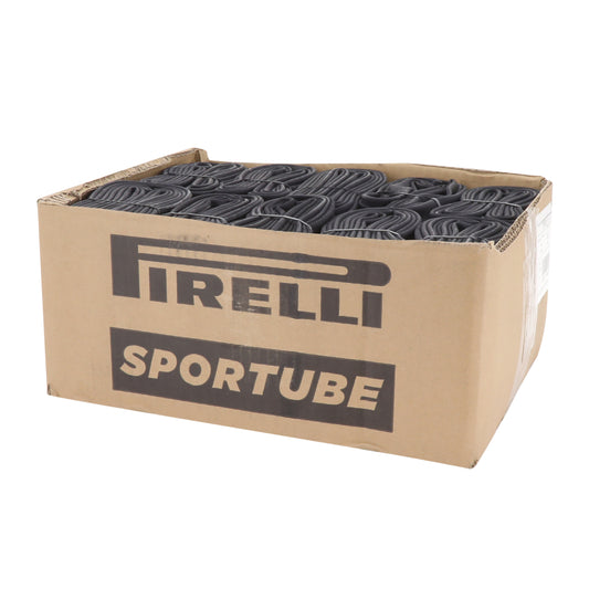 Chambre à air vélo 700 x 23-30 Pirelli sportube valve presta argent 48 mm (carton de 50pcs)