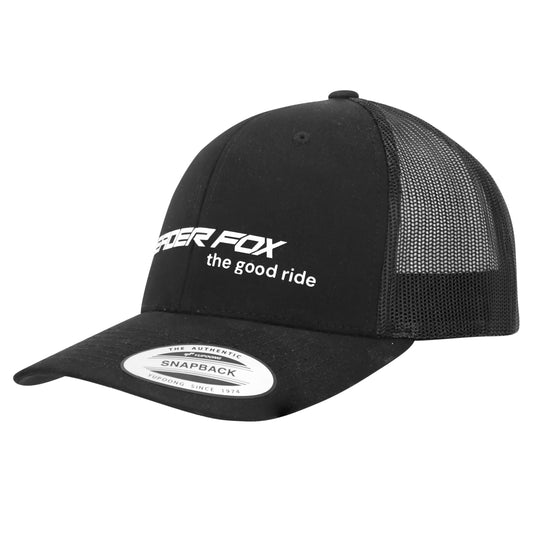 Leader Fox the good ride logo cap with black mesh sides -acs-