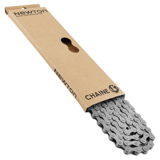 7-8 speed bike chain. Road/MTB Newton anti-rust gray 114 links