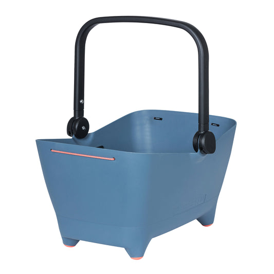Panier arrière plastique Basil Buddy bleu pour chien